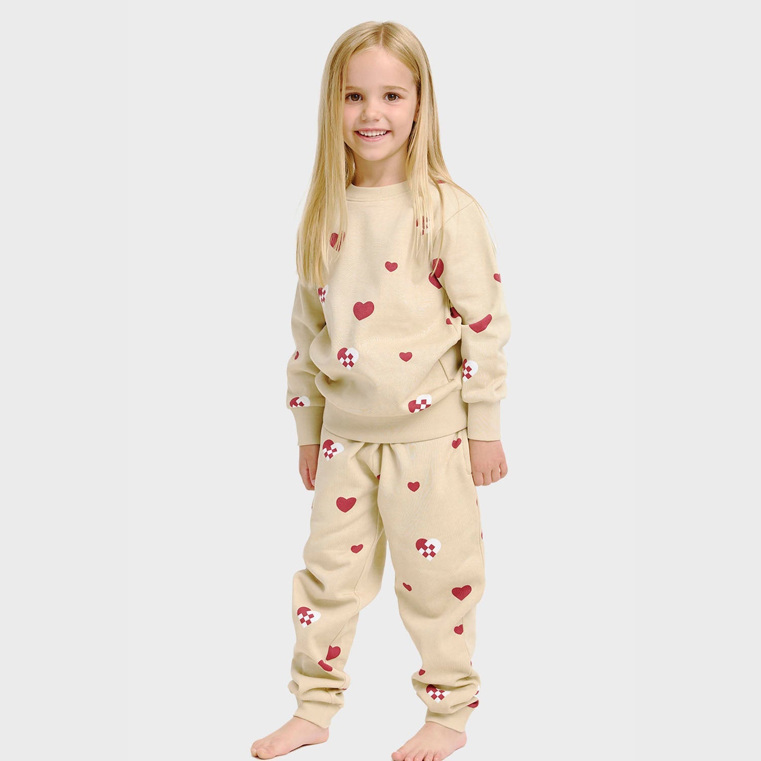 Julehjärta sweatset – Barn